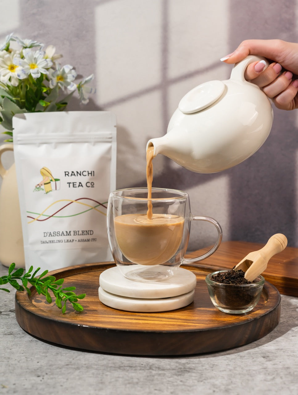 D'Assam Blend - Darjeeling Leaf + Assam CTC